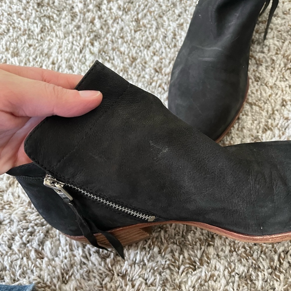 Sam Edelman Leather Packer Ankle Booties in Black Women's Size 8 - Picture 9 of 16